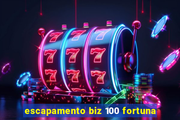 escapamento biz 100 fortuna