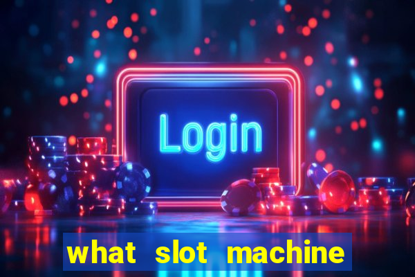 what slot machine has the best odds