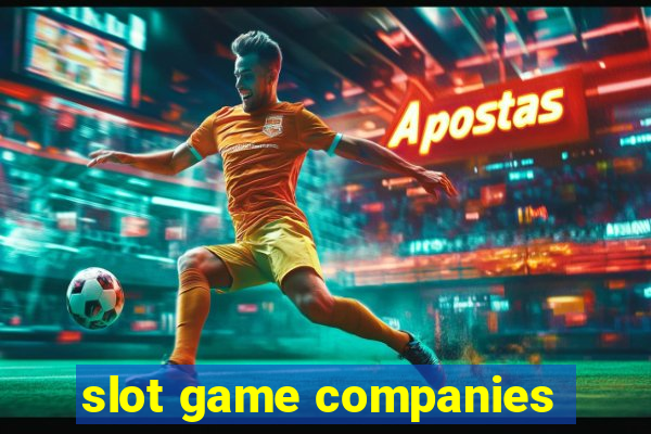 slot game companies