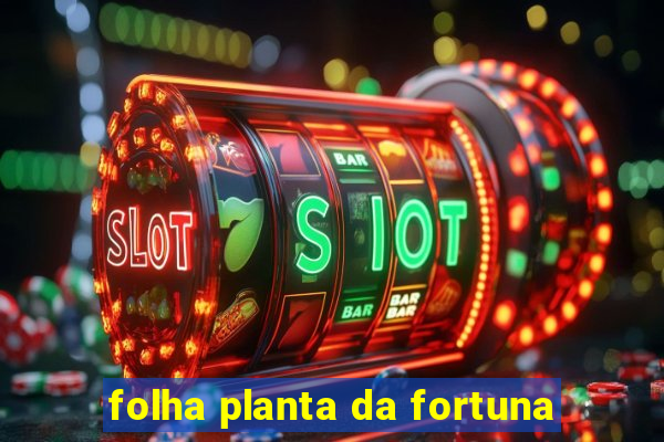 folha planta da fortuna