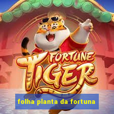 folha planta da fortuna