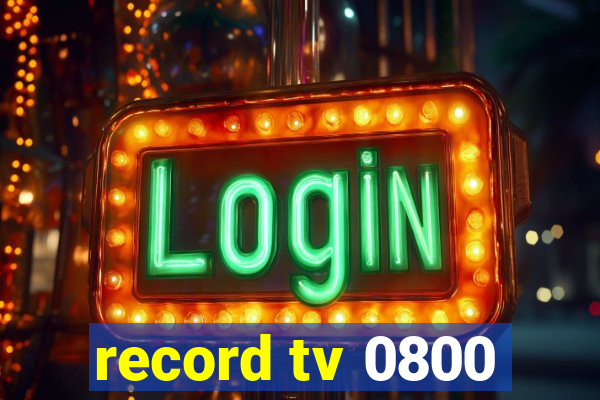 record tv 0800