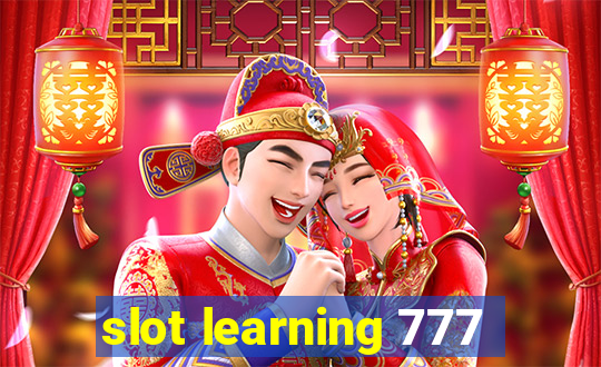 slot learning 777