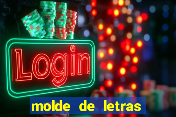 molde de letras feliz natal para imprimir