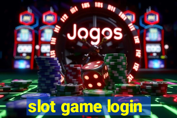 slot game login