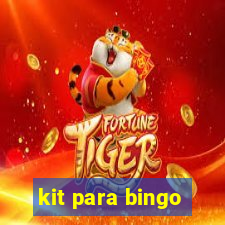 kit para bingo