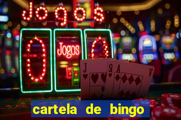 cartela de bingo para imprimir gratis