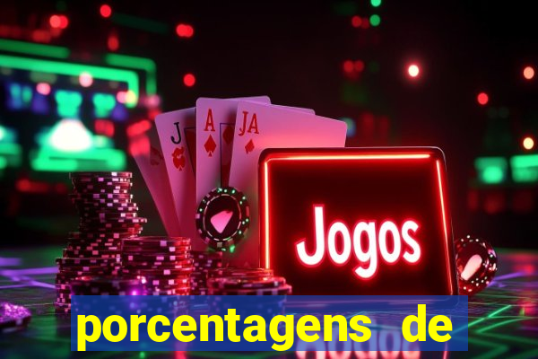 porcentagens de jogos pagantes