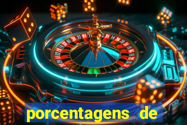 porcentagens de jogos pagantes