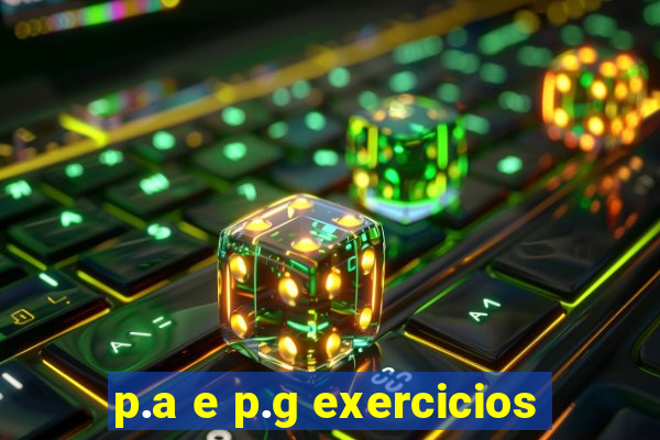 p.a e p.g exercicios