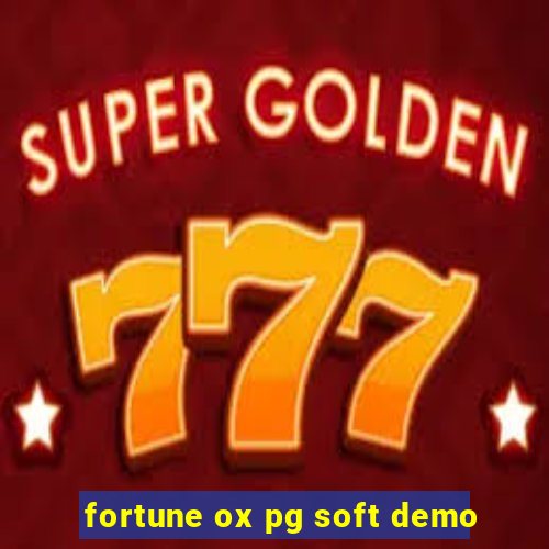 fortune ox pg soft demo