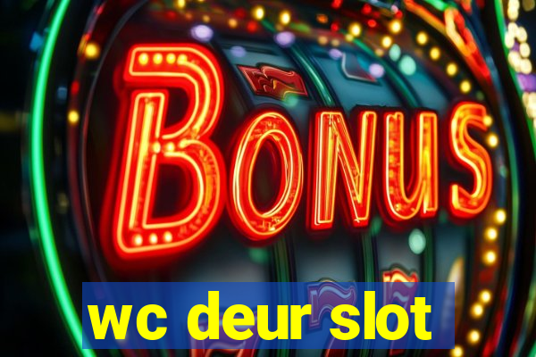 wc deur slot