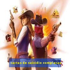 cartas de suicidio completas