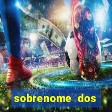 sobrenome dos santos escravos