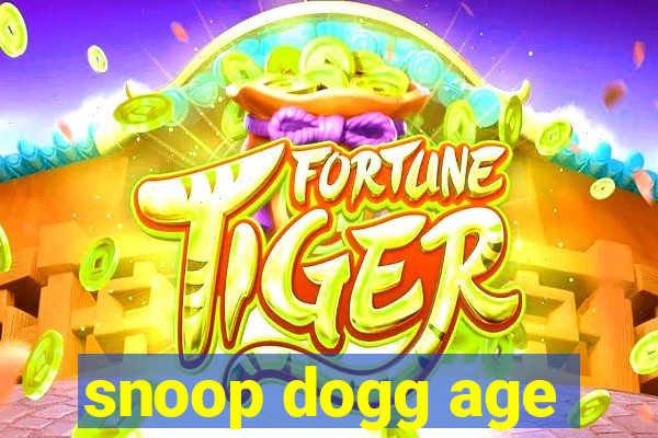 snoop dogg age