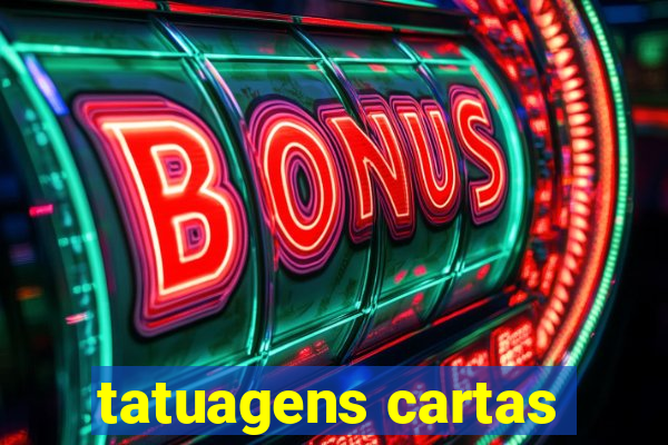 tatuagens cartas