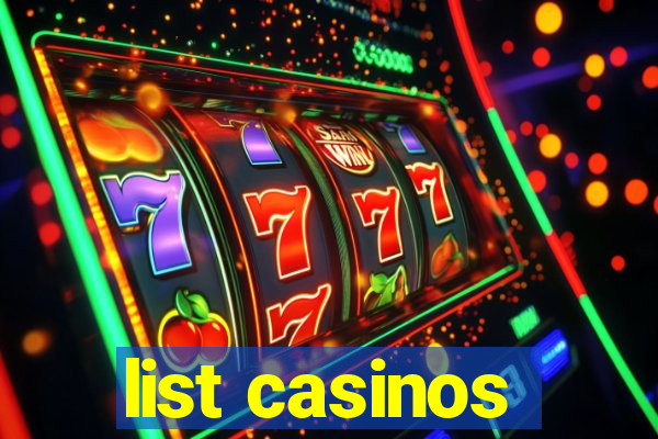 list casinos