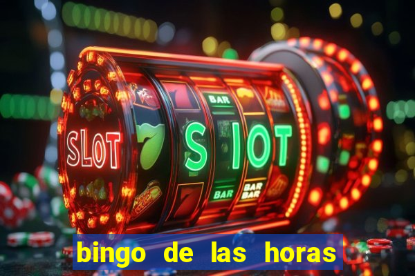 bingo de las horas para imprimir