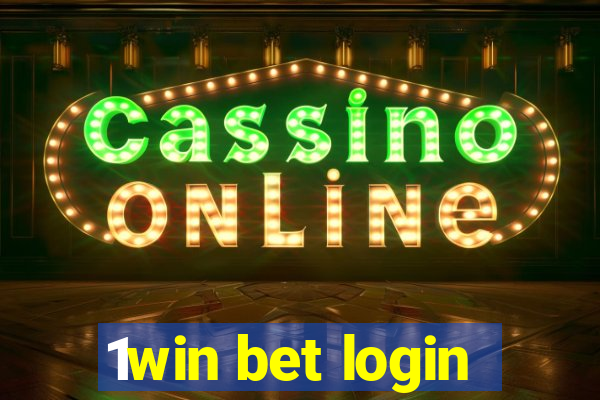 1win bet login