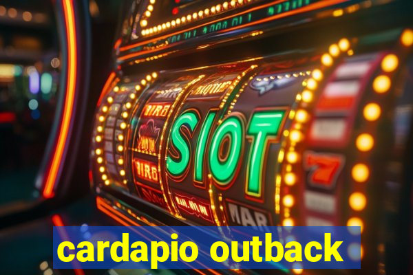 cardapio outback