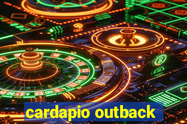 cardapio outback