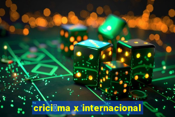 crici煤ma x internacional