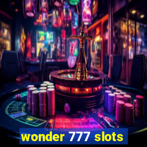 wonder 777 slots