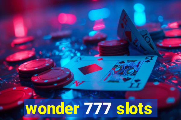 wonder 777 slots