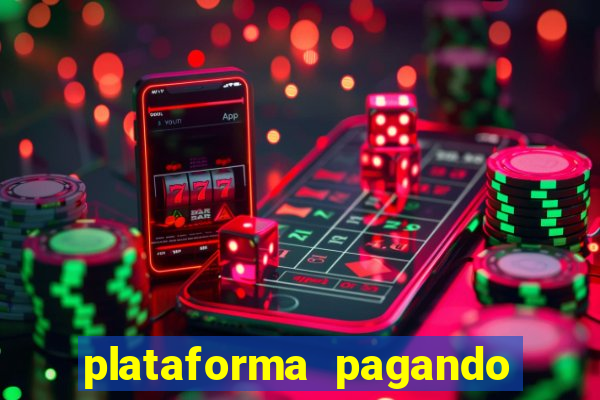 plataforma pagando bonus no cadastro