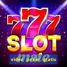 video poker gratis slot machine