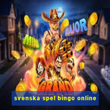 svenska spel bingo online