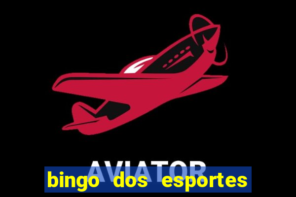 bingo dos esportes para imprimir