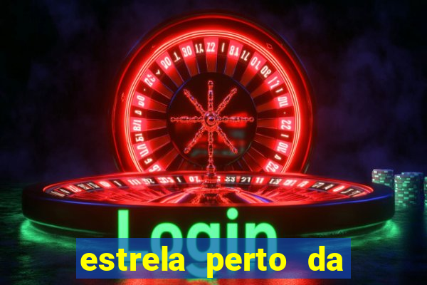 estrela perto da lua hoje