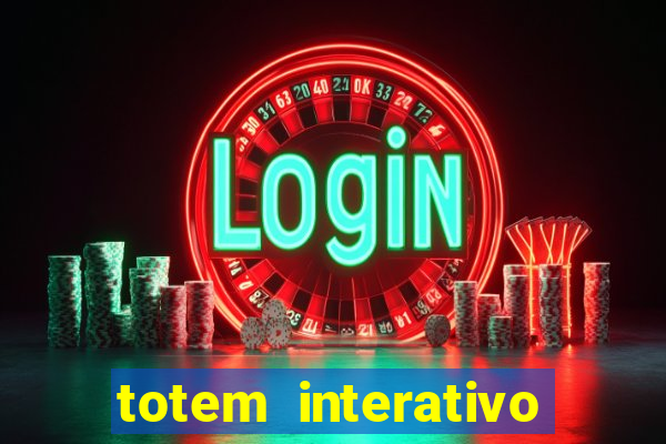 totem interativo touch screen