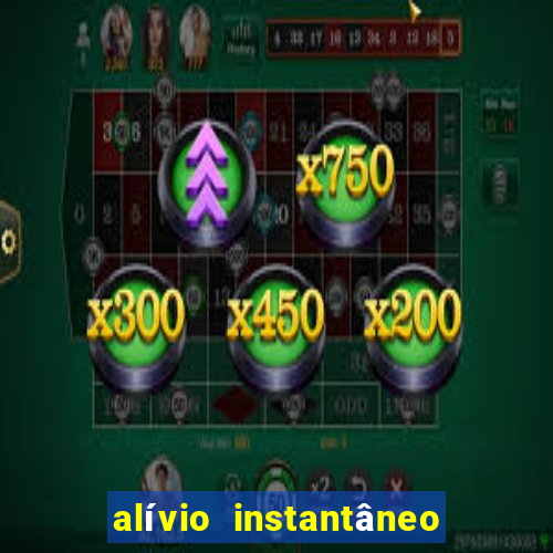 alívio instantâneo do zumbido