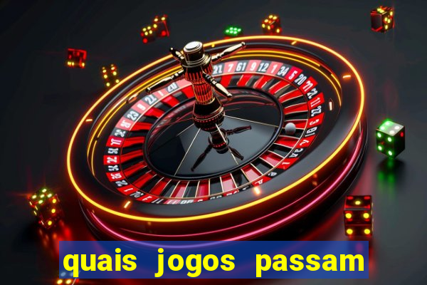 quais jogos passam no sportv