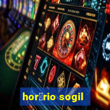 hor谩rio sogil