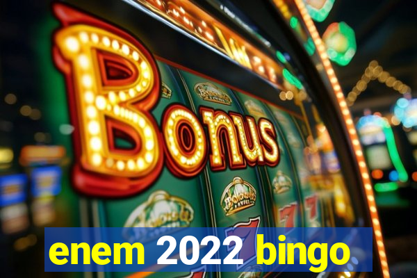 enem 2022 bingo