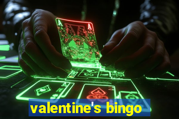 valentine's bingo