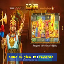 cubo m谩gico 1x1 recorde