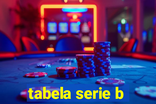 tabela serie b