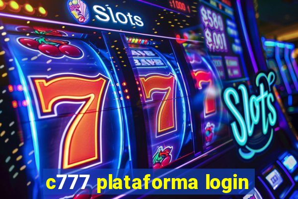 c777 plataforma login