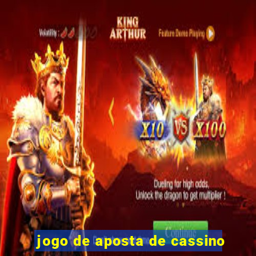 jogo de aposta de cassino