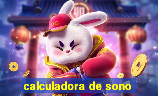 calculadora de sono