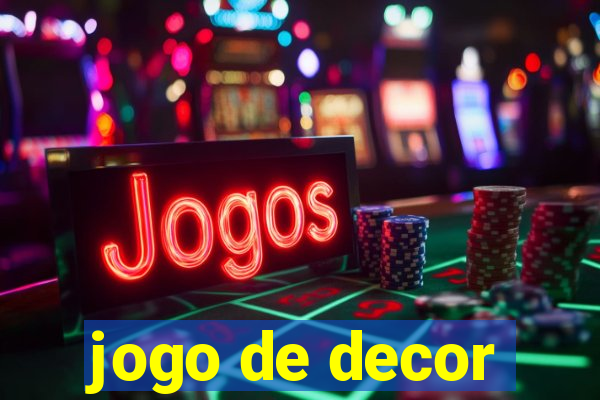 jogo de decor