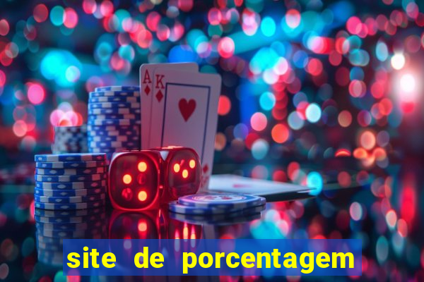 site de porcentagem de slot