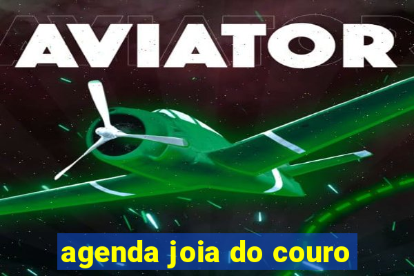 agenda joia do couro