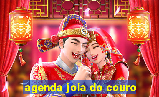 agenda joia do couro