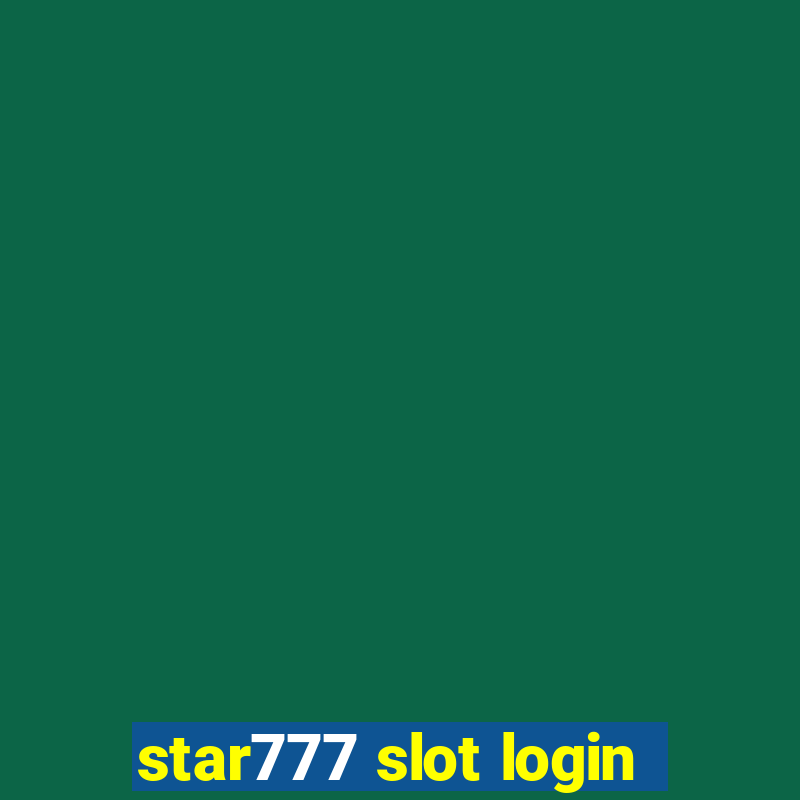 star777 slot login