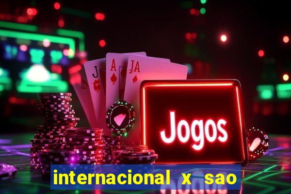 internacional x sao paulo palpites